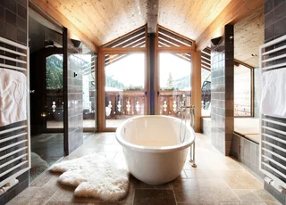 Chalet Lech II Badewanne © JK Lodge GmbH