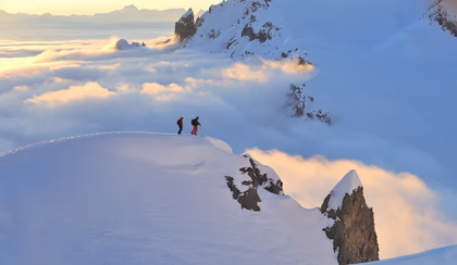 Skifahren in Lech © Lech Zürs Tourismus by Sepp Mallaun