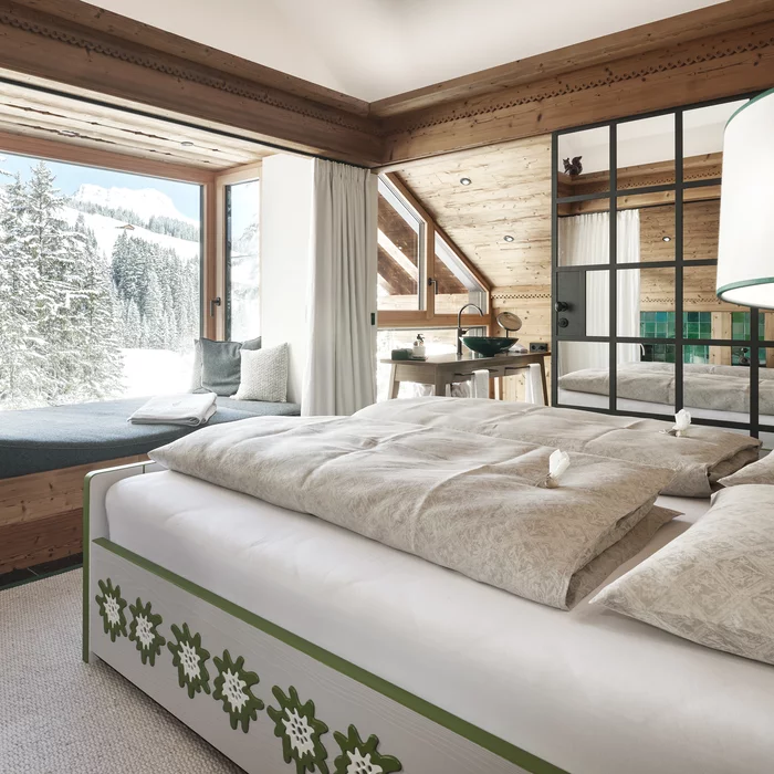 Chalet Loft Schlafen mit Ausblick © JK Lodge GmbH