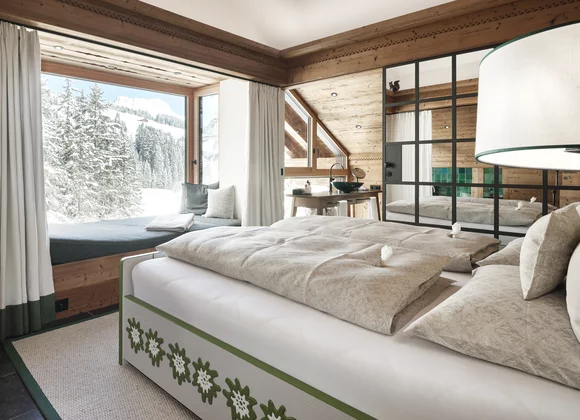 Chalet Loft Schlafen mit Ausblick © JK Lodge GmbH