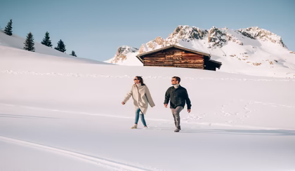 Winterwandern in Oberlech © Lech Zürs Tourismus by Dietmar Hurnaus