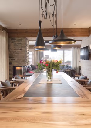 Chalet Lech 2 Esstisch © Stefan Mayrhofer