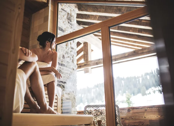 Chalet Lech II Sauna © JK Lodge GmbH