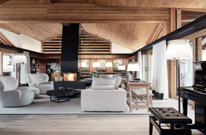 Chalet Loft Wohnbereich © Andreas Wimmer