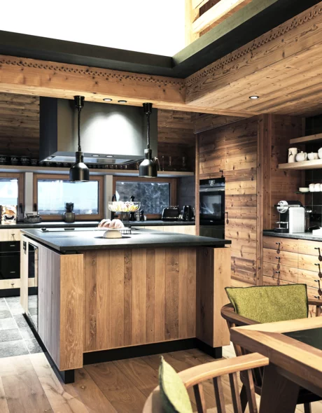 Chalet Loft Küche © JK Lodge GmbH