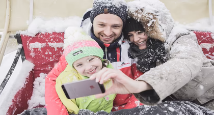 Familienurlaub im Winter © Stefan Mayrhofer