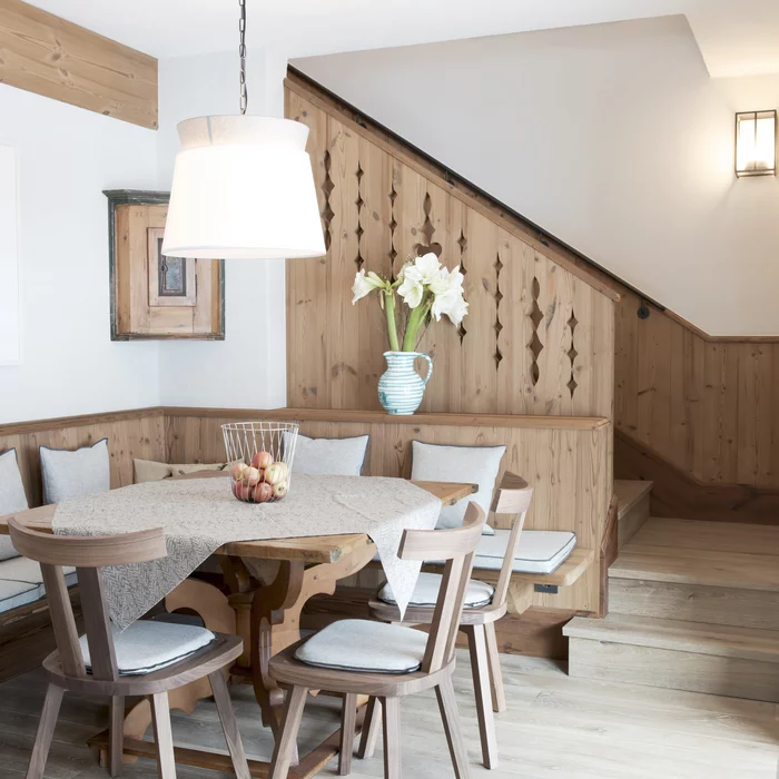 Chalet Arlberg traditioneller Essbereich © JK Lodge GmbH