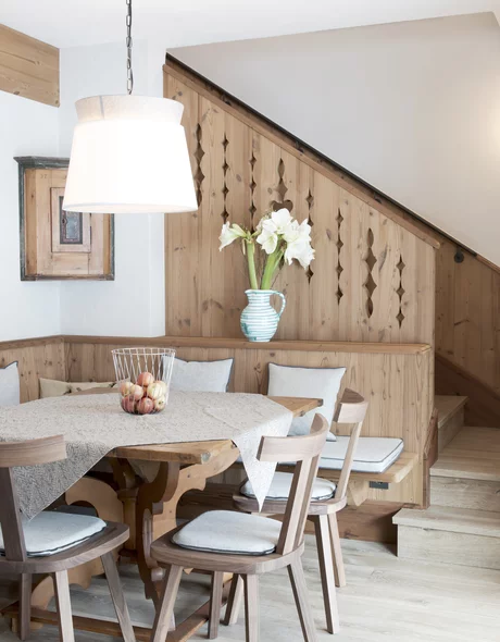 Chalet Arlberg traditioneller Essbereich © JK Lodge GmbH